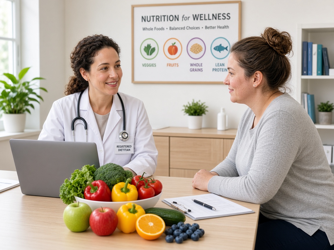 Nutrition coaching session